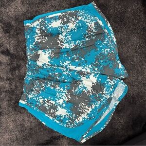 Blue Camouflage Women's Shorts